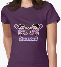 Mega Wonder Twins Women's Fitted T-Shirt