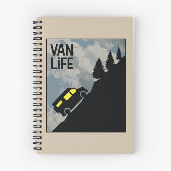 Item preview, Van Parked on a Hill - Van Life designed and sold by pixelinga.