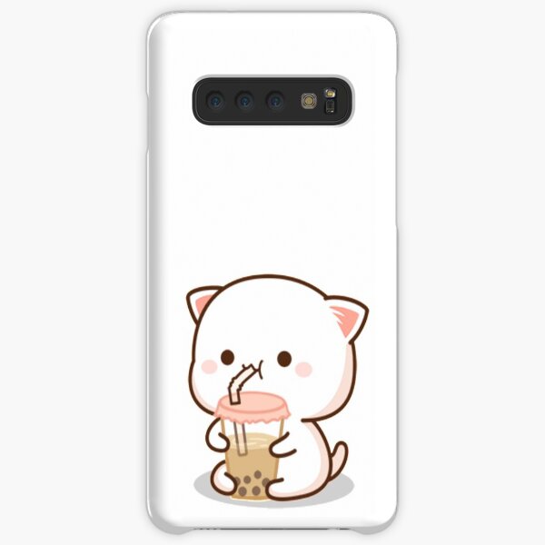 mochi mochi peach cat Samsung Galaxy Snap Case