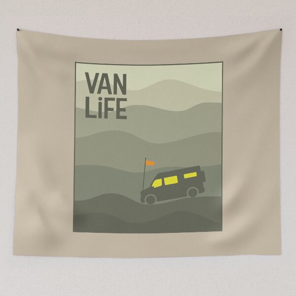 Item preview, Van amongst Sand Dunes - Van Life designed and sold by pixelinga.