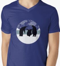 Penguins Men's V-Neck T-Shirt