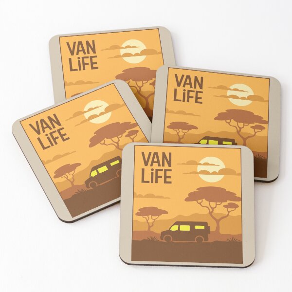 Item preview, Van in the Savannah - Van Life designed and sold by pixelinga.