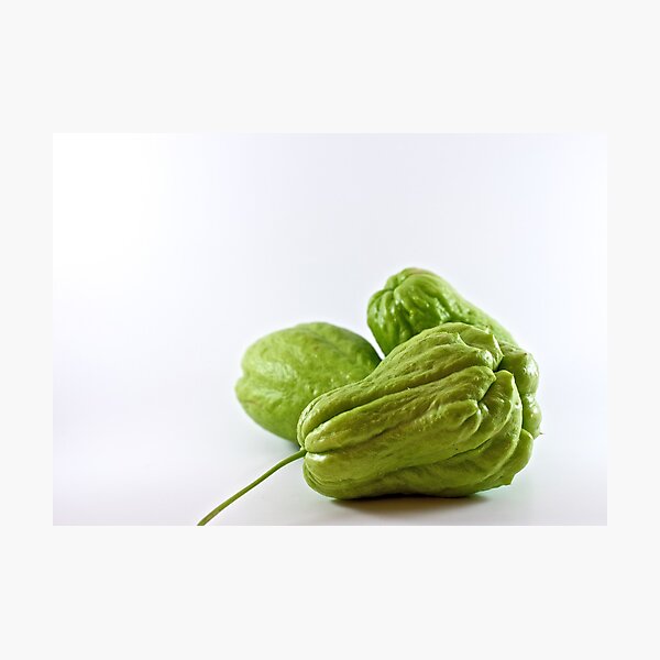 Item preview, Three green chokos designed and sold by Janette Anderson.