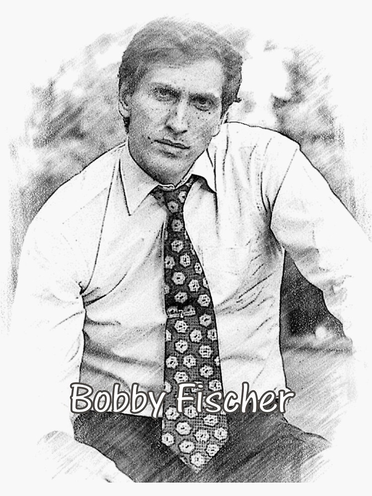 Bobby Fischer Stickers for Sale