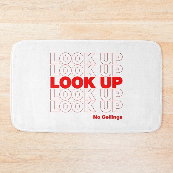 Item preview, Look Up, No Ceilings - Lost Girls Lyric Lights in Red designed and sold by colormemichelle.