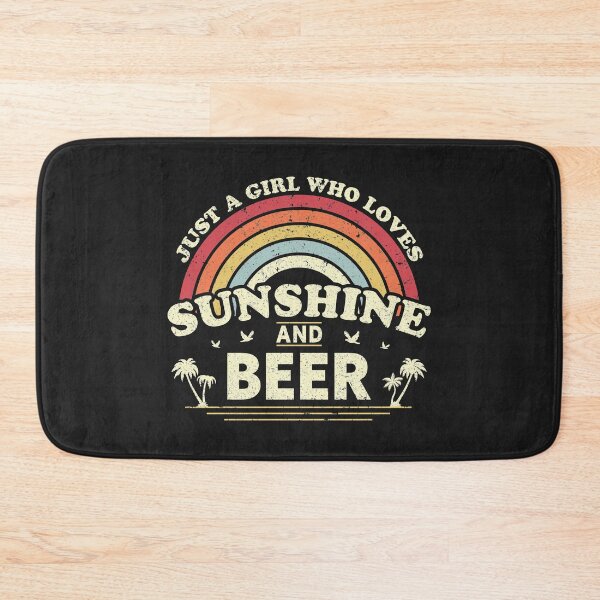 Item preview, Beer design. Just A Girl Who Loves Sunshine And Beer product designed and sold by PackAPunch.
