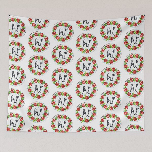 Item preview, Red Floral Hi designed and sold by missmann.