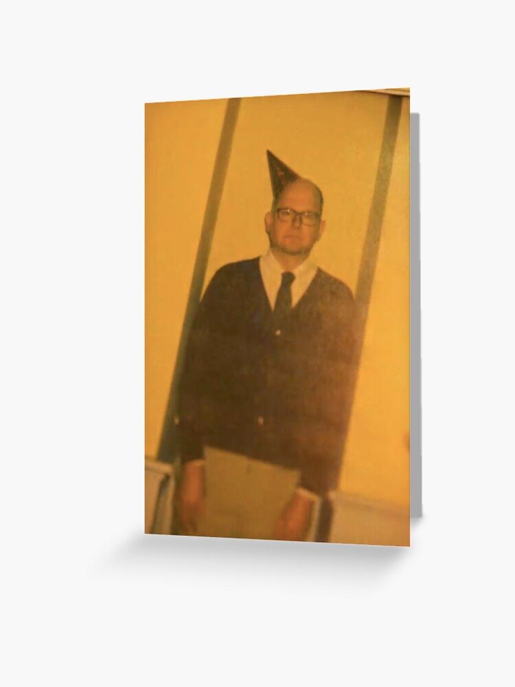 Aperçu 1 sur 2. Carte de vœux avec l'œuvre Joyeux anniversaire Colin Robinson II créée et vendue par wickedjawn.