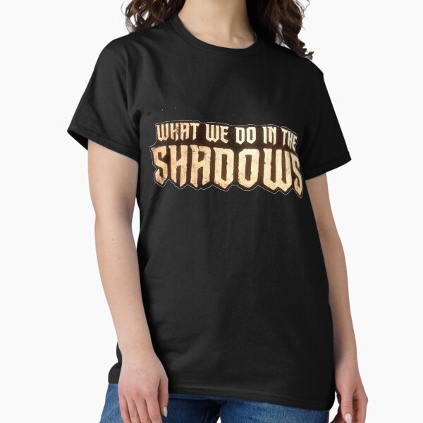 Aperçu de l'œuvre Shadows Title Tee créée et vendue par wickedjawn.