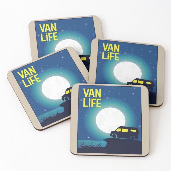 Item preview, Van and the Moon - Van Life designed and sold by pixelinga.