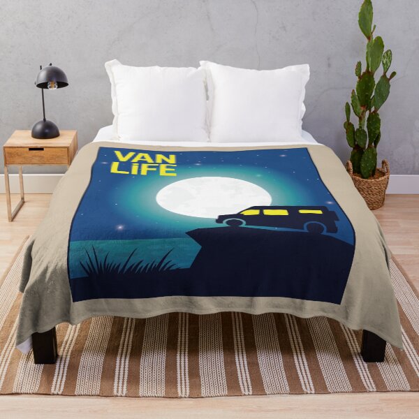 Item preview, Van and the Moon - Van Life designed and sold by pixelinga.