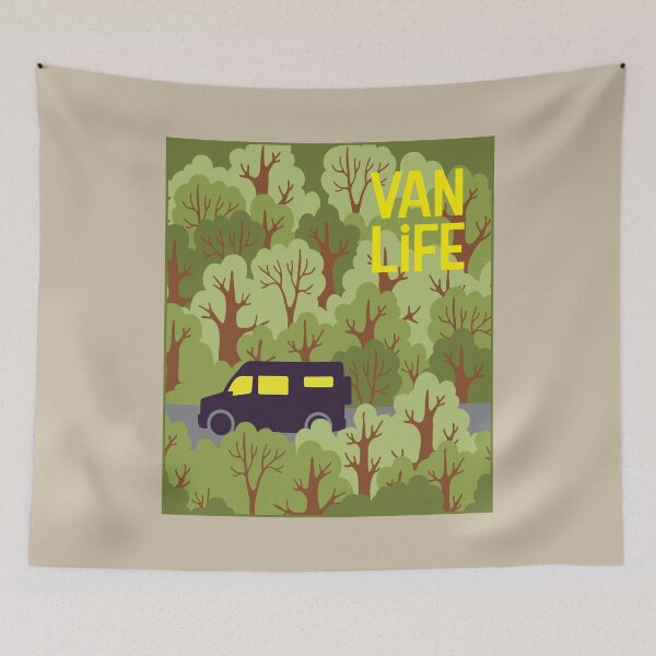 Item preview, Van in the Woods - Van Life designed and sold by pixelinga.