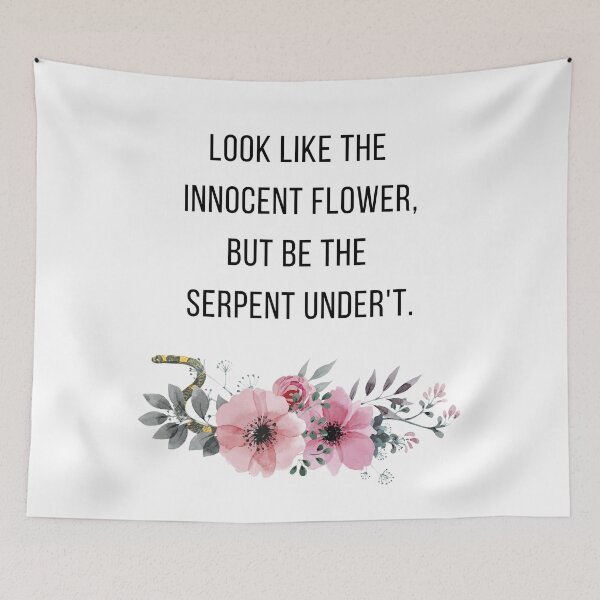 Item preview, Lady Macbeth Quote Shakespeare Innocent Flower, Serpent Under't. designed and sold by violet-hope.