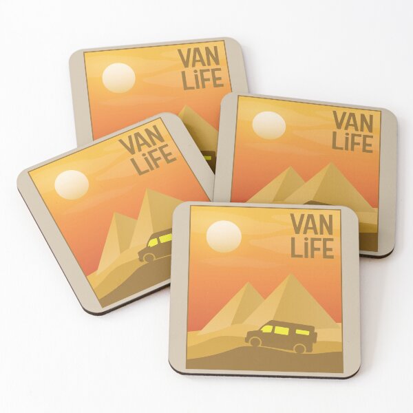 Item preview, Van and the Pyramids - Van Life designed and sold by pixelinga.