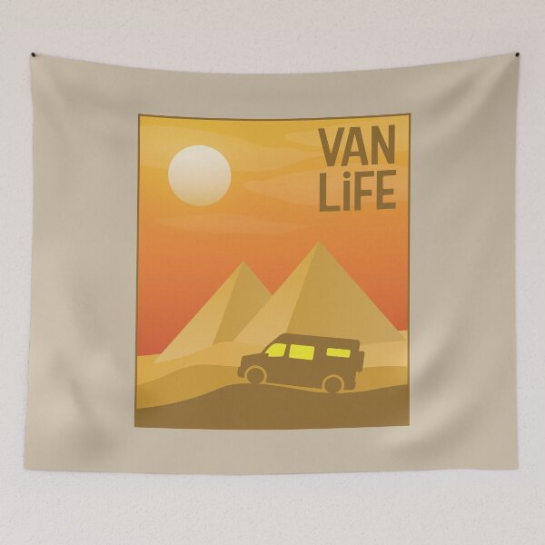 Item preview, Van and the Pyramids - Van Life designed and sold by pixelinga.