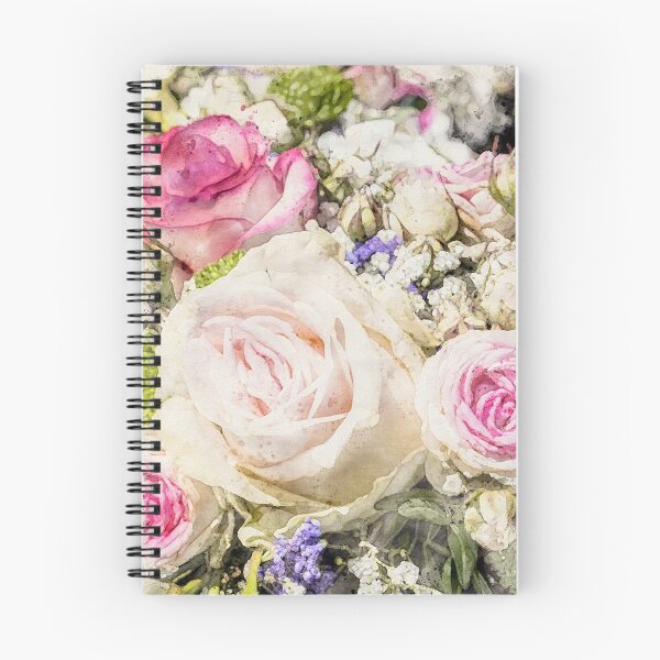 Item preview, Rose Bouquet | Scenes From Nature Watercolor Illustration designed and sold by DragonflyDes.