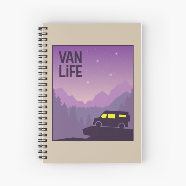 Item preview, Van in the Purple Mountains - Van Life designed and sold by pixelinga.