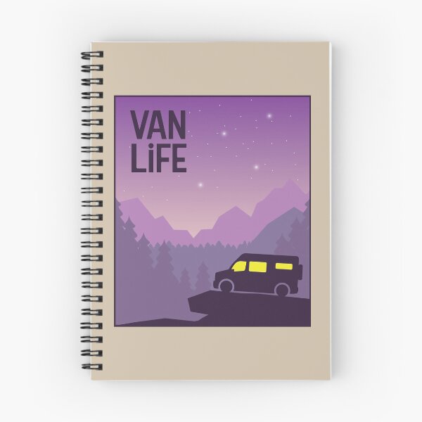 Item preview, Van in the Purple Mountains - Van Life designed and sold by pixelinga.