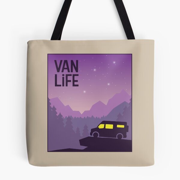 Item preview, Van in the Purple Mountains - Van Life designed and sold by pixelinga.