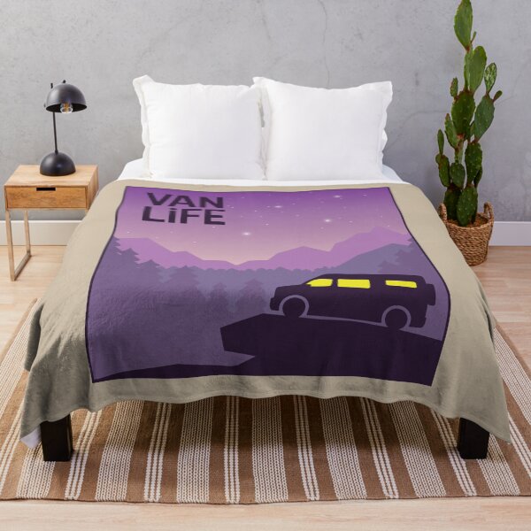 Item preview, Van in the Purple Mountains - Van Life designed and sold by pixelinga.