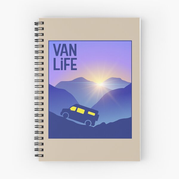 Item preview, Van and the Mountain Sun - Van Life designed and sold by pixelinga.