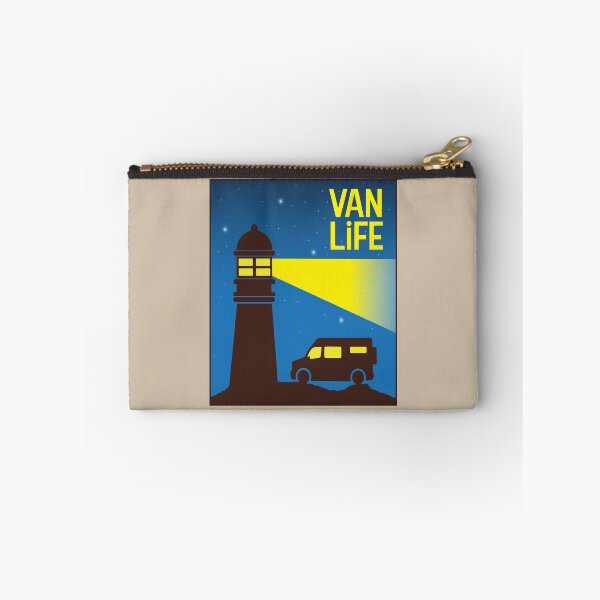 Item preview, Van and the Lighthouse - Van Life designed and sold by pixelinga.