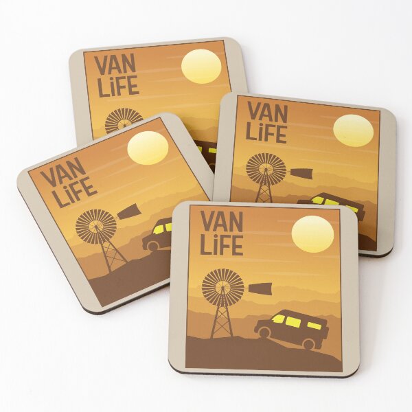 Item preview, Van in the Outback - Van Life designed and sold by pixelinga.