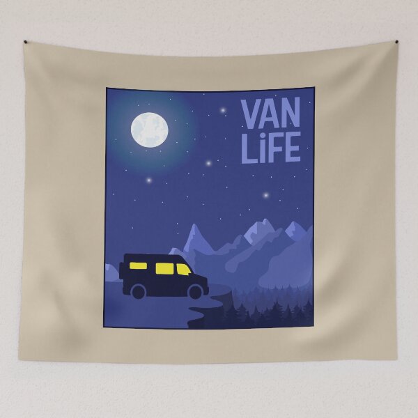 Item preview, Van in Blue Mountains - Van Life designed and sold by pixelinga.