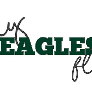 JJDezigns Fly Eagles Fly T-Shirt Sticker