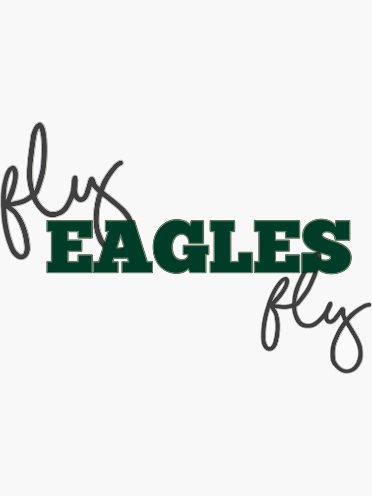 JJDezigns Fly Eagles Fly T-Shirt Sticker