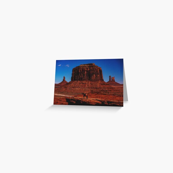 AZ Monument Valley State  Bamboo Souvenir Card - HeartSpace Cards