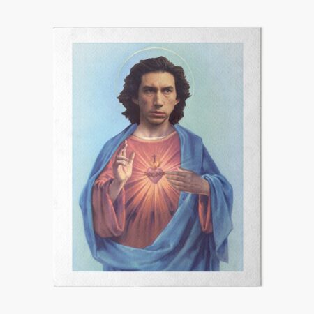 Adam Driver Jesus Art Board Print