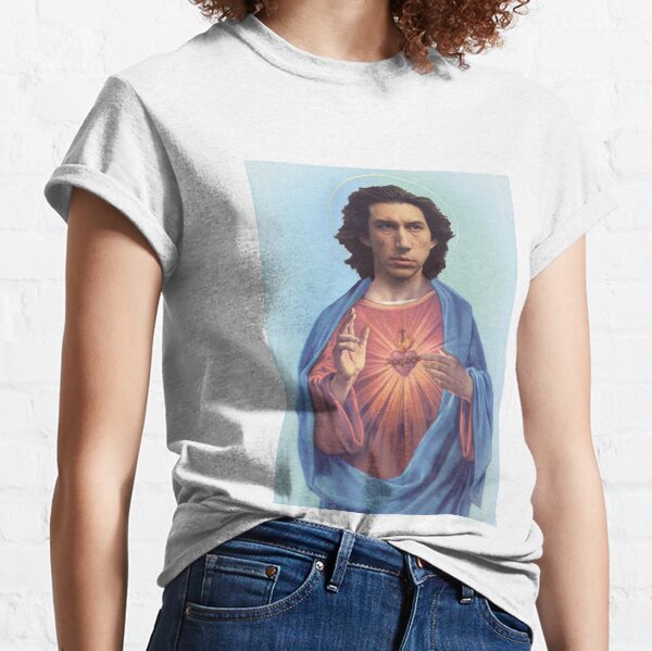 Vista previa del artículo con la obra «Adam Driver Jesus», diseñado y vendido por totallytoby.