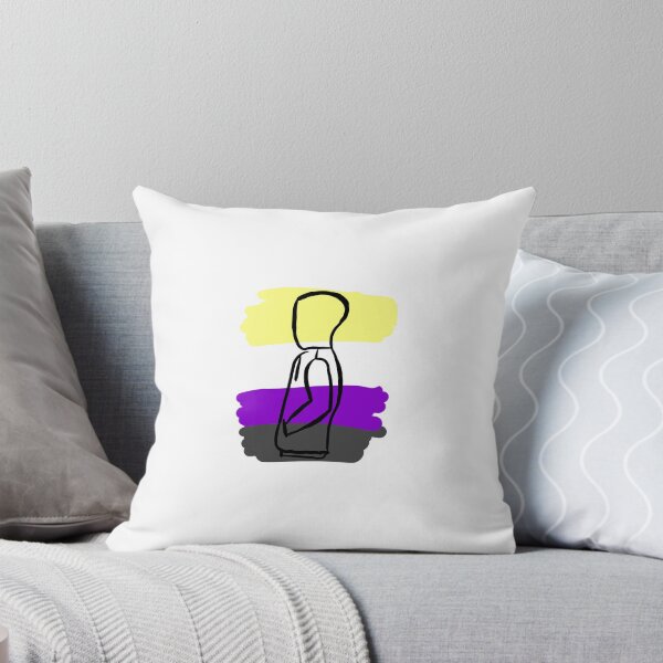 Item preview, Dysphoria Hoodie Non-Binary Flag designed and sold by sizzleitup.