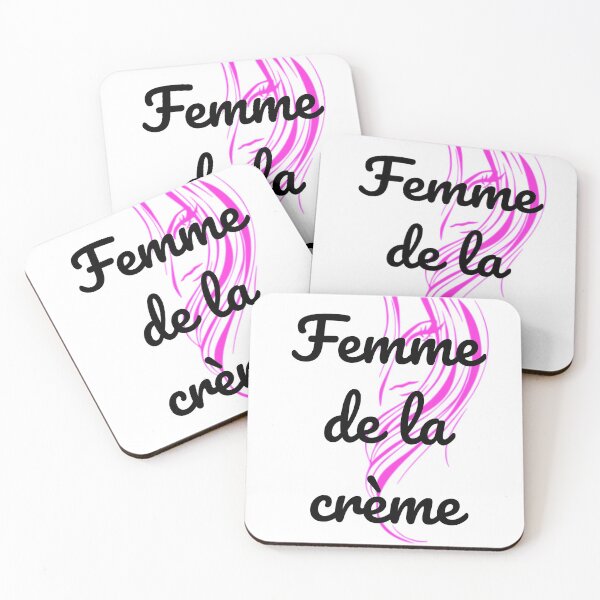 Artikelvorschau, Femme da le Creme (schwarzer Text) entworfen und verkauft von IntuitiveNZ.