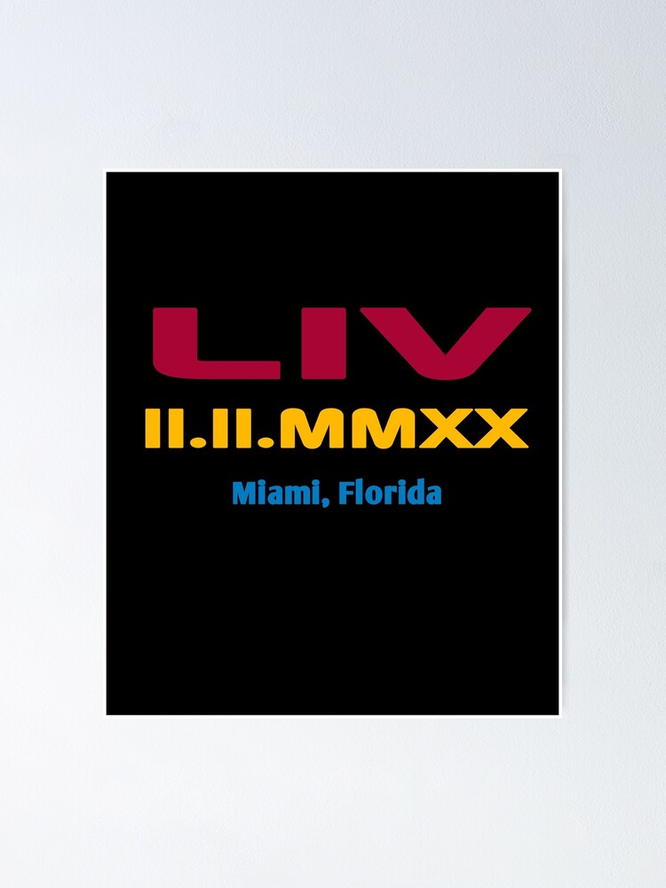 Super Bowl 54 LIV Miami Essential T-Shirt for Sale by InspiredByOne