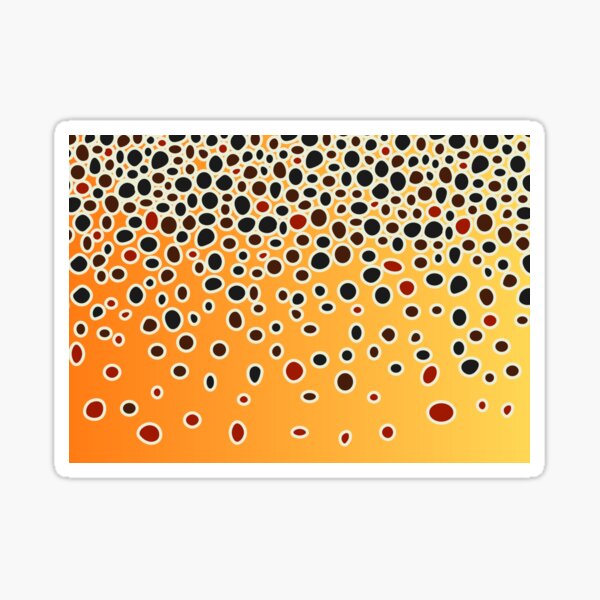 Vista previa del artículo con la obra «Piel de trucha marrón», diseñado y vendido por hermitenvy.