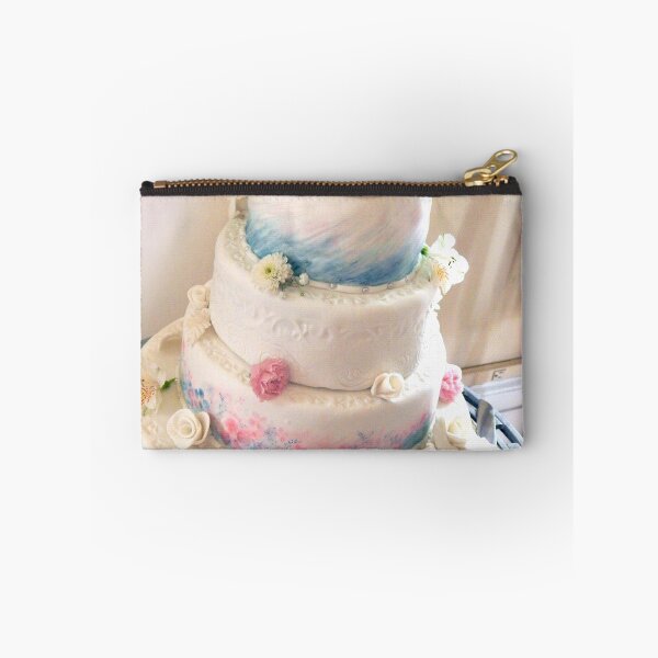 Item preview, Watercolor four layer wedding cake designed and sold by Stephanie  Skeem.