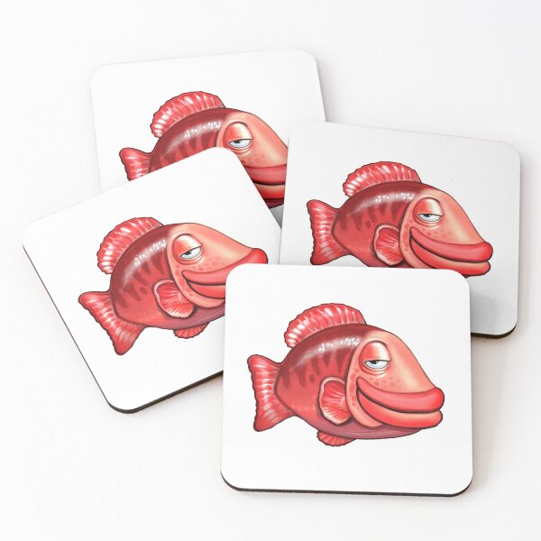 Item preview, red grouper reef fish designed and sold by Steve Sack.
