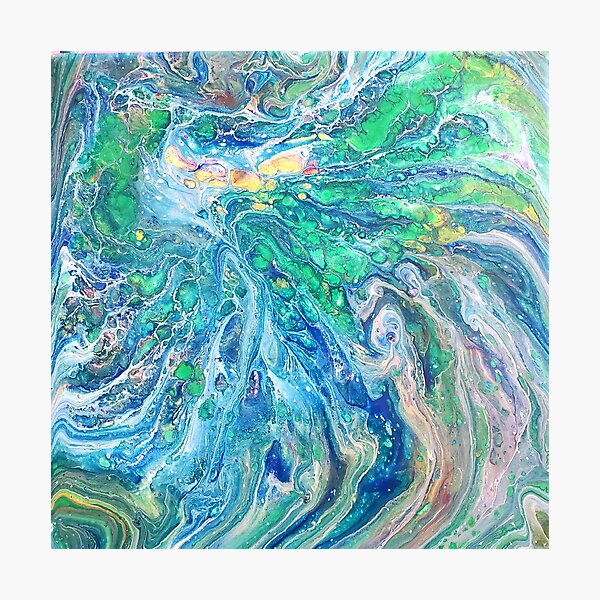 Item preview, Extraterrestrial - Abstract - Fluid art - galaxy designed and sold by crgart.