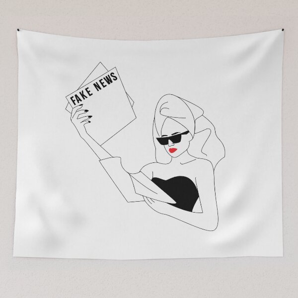 Item preview, Fake News Femme designed and sold by Marla Perelmuter.
