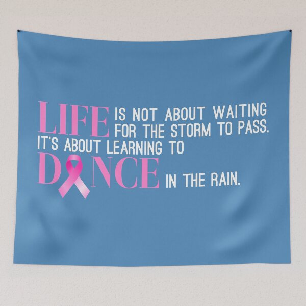 Item preview, Dance in the Rain Breast Cancer Awareness designed and sold by Hommie9977.