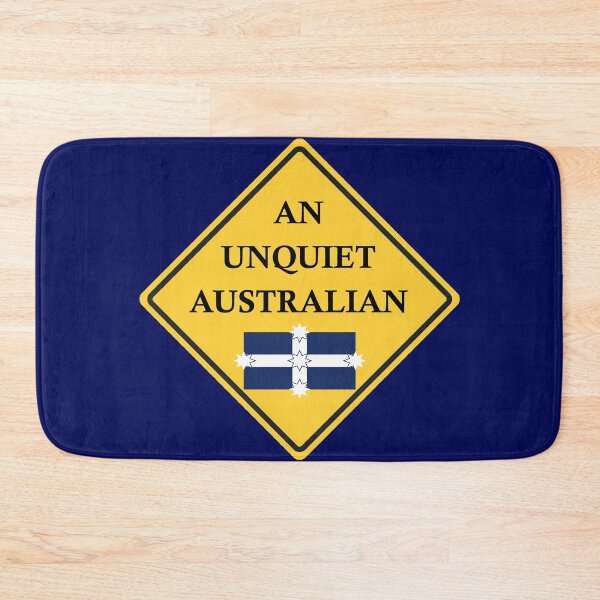 Item preview, Warning - An Unquiet Australian designed and sold by Kestrelle.