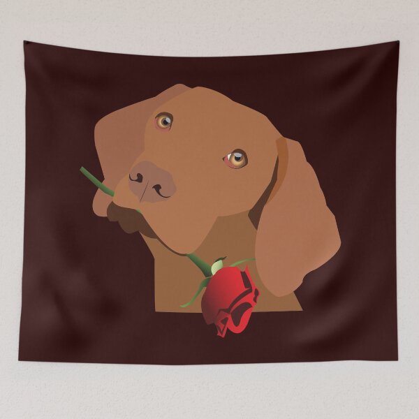 Aperçu de l'œuvre Adorable chien Vizsla créée et vendue par KCPetPortraits.