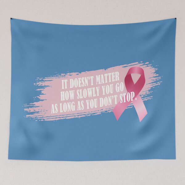 Item preview, Don't Stop Breast Cancer Awareness Inspirational Quote designed and sold by Hommie9977.