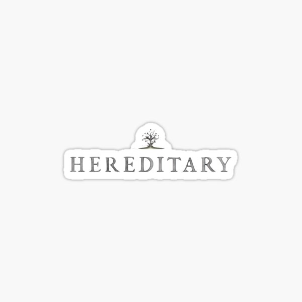 Hereditary logo Sticker