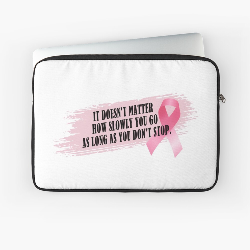 Don't Stop Breast Cancer Awareness Inspirational Quote Greeting