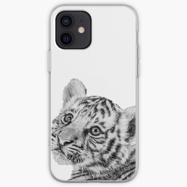 Fundas Y Carcasas Para Iphone Lindo Tigre Blanco Redbubble