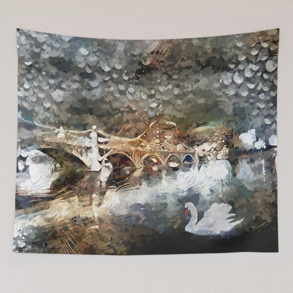 Item preview, Rain on the River designed and sold by Elisabeth Lucas.