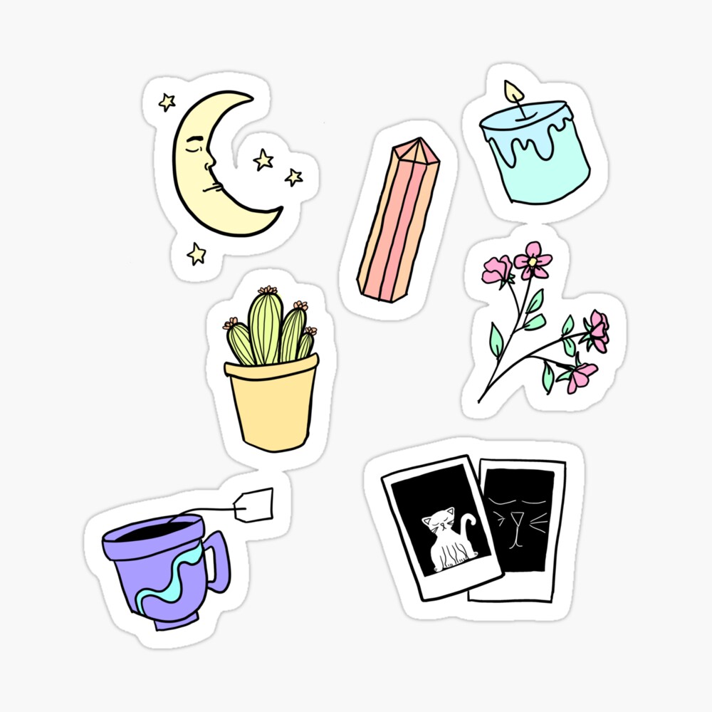 Tumblr Girl Sticker for Sale by Sophperez